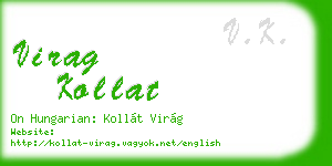 virag kollat business card